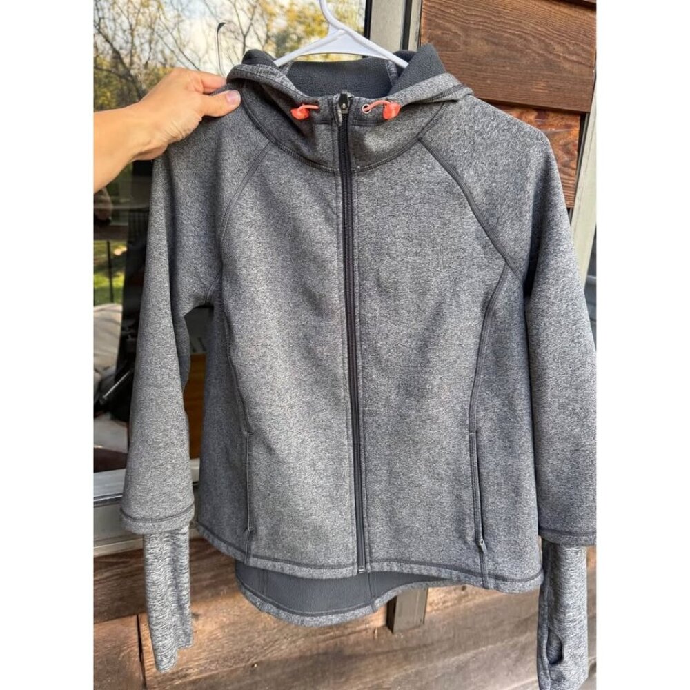 Sweaty Betty time out Luxe, fleece lined active wear zip up hoodie - Picture 2 of 6